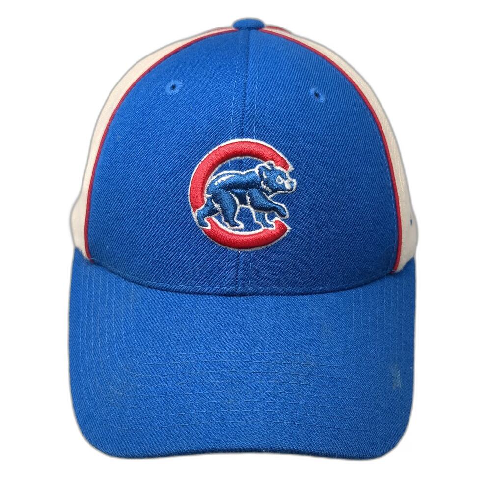Chicago Cubs MLB Nike Baseball Cap Blue White Red One Size Wool Strapback Hat